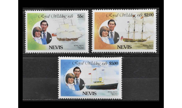 Невис 1981 г. "Свадьба принца Чарльза и леди Дианы Спенсер"