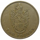 Остров Святой Елены и Вознесения 2 фунта 2002 г.