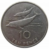 Остров Святой Елены и Вознесения 10 пенсов 2003 г.