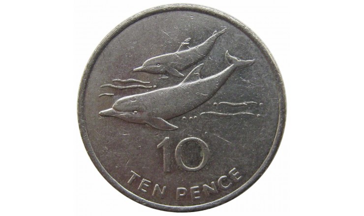 Остров Святой Елены и Вознесения 10 пенсов 2003 г. Остров Святой Елены и Вознесения 10 пенсов 2003 г.