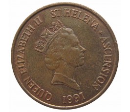 Остров Святой Елены и Вознесения 2 пенса 1991 г. Остров Святой Елены и Вознесения 2 пенса 1991 г.