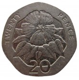 Остров Святой Елены и Вознесения 20 пенсов 2006 г.