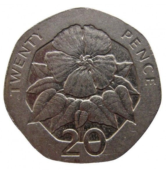 Остров Святой Елены и Вознесения 20 пенсов 2006 г.