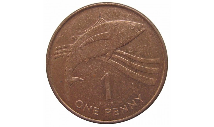 Остров Святой Елены и Вознесения 1 пенни 1997 г.