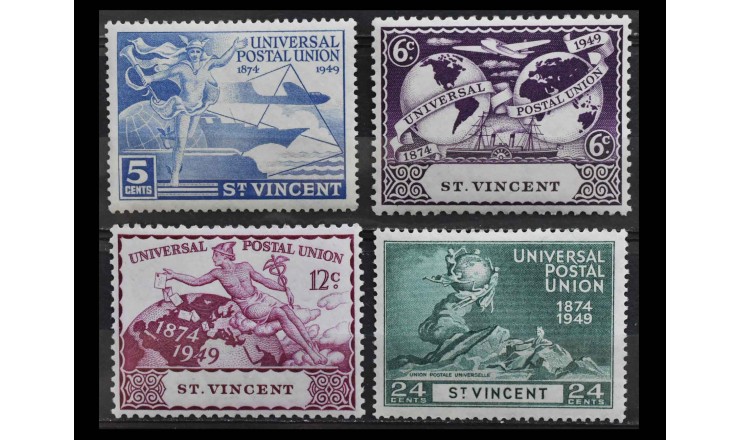 Сент-Винсент 1949 г. "75-летие Всемирного почтового союза"