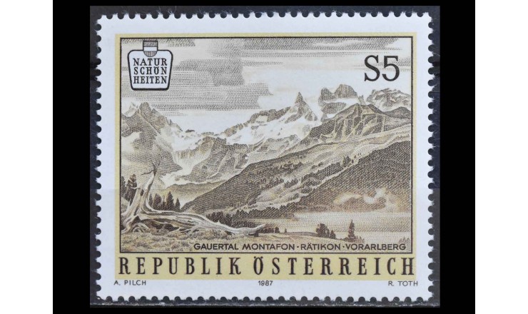 Австрия 1987 г. "Живописные красоты Австрии"