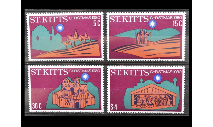 Сент-Китс 1980 г. "Рождество"  
