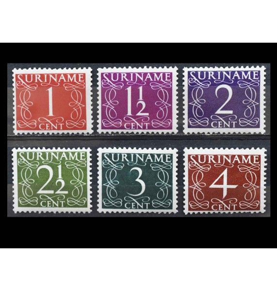 Суринам 1948 г. "Числа"
