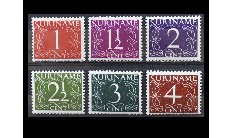 Суринам 1948 г. "Числа"