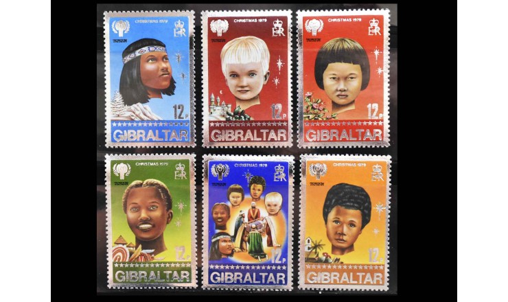 Гибралтар 1979 г. "Международный год ребенка, Рождество"