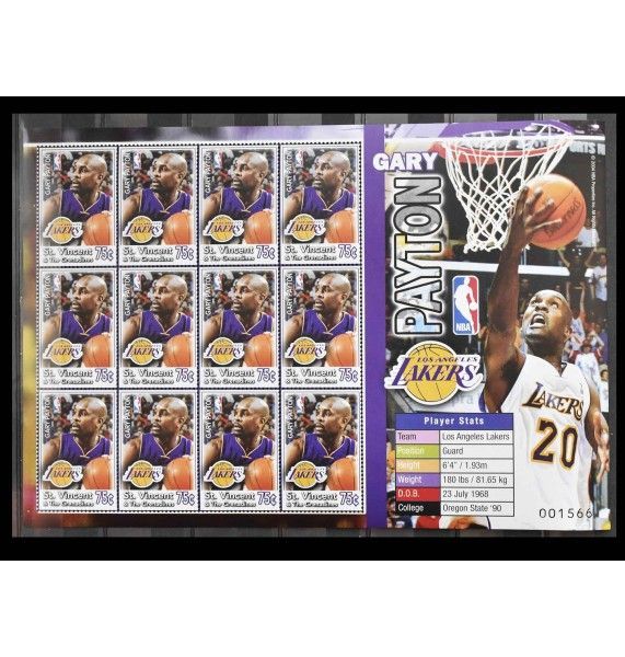 Сент-Винсент и Гренадины 2004 г. "Игроки NBA - Гэри Пейтон" Сент-Винсент и Гренадины 2004 г. "Игроки NBA - Гэри Пейтон"