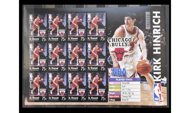 Сент-Винсент и Гренадины 2005 г. "Игроки NBA - Кёрк Хайнрик"