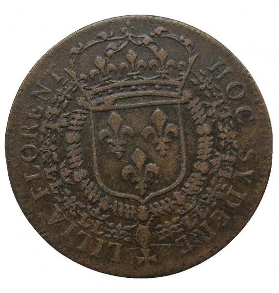 Франция Людовик XIV (Hoc sydere lilia florent) 1643-1715 гг. (жетон)