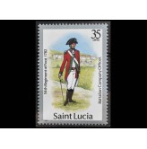 Сент-Люсия 1985 г. "Военная форма"