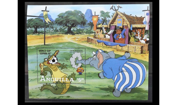 Ангилья 1982 г. "Чемпионат мира по футболу, Испания"