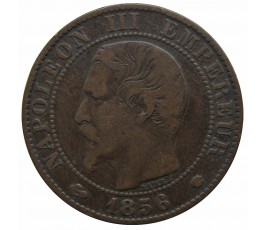 Франция 5 сантимов 1856 г. MA