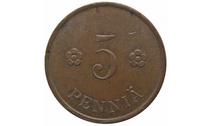 Финляндия 5 пенни 1930 г.