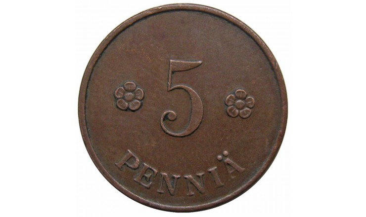 Финляндия 5 пенни 1921 г.