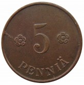 Финляндия 5 пенни 1919 г.
