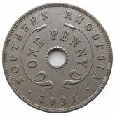 Южная Родезия 1 пенни 1934 г.
