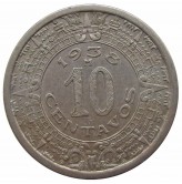 Мексика 10 сентаво 1938 г.