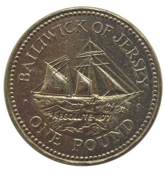 Джерси 1 фунт 2006 г. Джерси 1 фунт 2006 г.