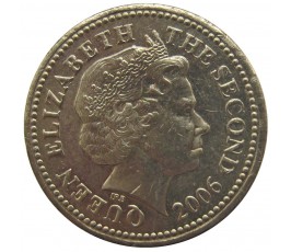 Джерси 1 фунт 2006 г. Джерси 1 фунт 2006 г.