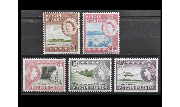 Британские Виргинские острова 1964 г. "Королева Елизавета II"