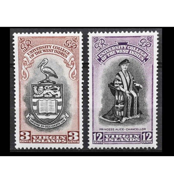Британские Виргинские острова 1951 г. "Университетский колледж Вест-Индии"