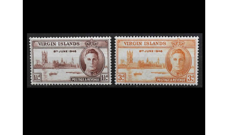 Британские Виргинские острова 1946 г. "Окончание Второй мировой войны" Британские Виргинские острова 1946 г. "Окончание Второй мировой войны"