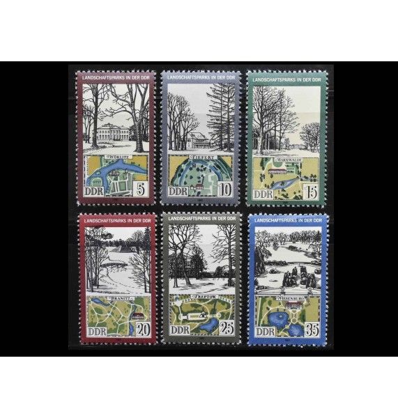 ГДР 1981 г. "Загородные парки в ГДР" ГДР 1981 г. "Загородные парки в ГДР"