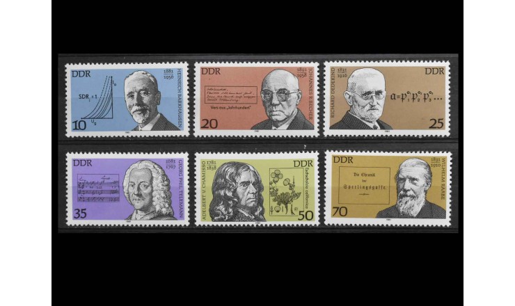 ГДР 1981 г. "Выдающиеся личности"