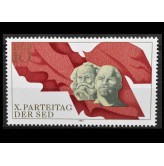 ГДР 1981 г. "10 съезд Социалистической единой партии Германии"