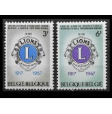 Бельгия 1967 г. "Международная ассоциация Лайонз Клаб, 50-летие"