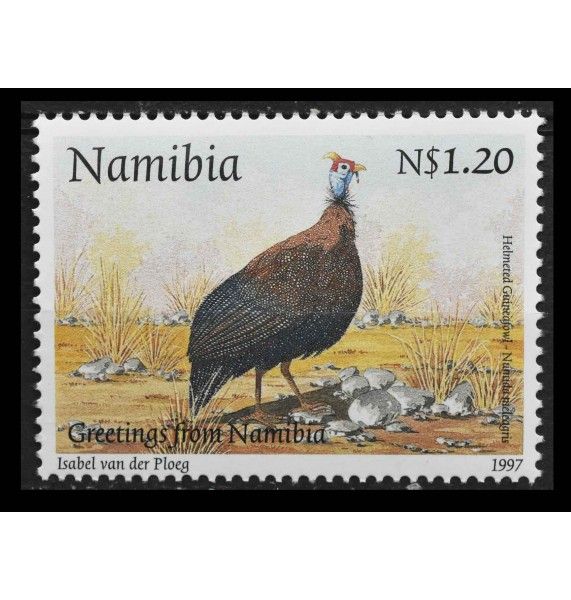 Намибия 1997 г. "Обыкновенная цесарка"