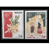 Монако 1981 г. "Европа: Фольклор"