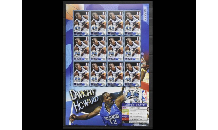 Антигуа и Барбуда 2005 г. "Игроки NBA - Дуайт Ховард"