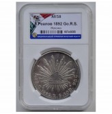 Мексика 8 реалов 1892 г. Go RS