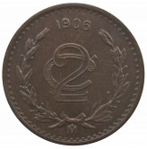 Мексика 2 сентаво 1906 г.