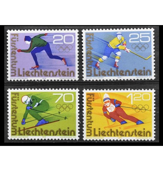 Лихтенштейн 1975 г. "Зимние Олимпийские игры, Инсбрук" Лихтенштейн 1975 г. "Зимние Олимпийские игры, Инсбрук"
