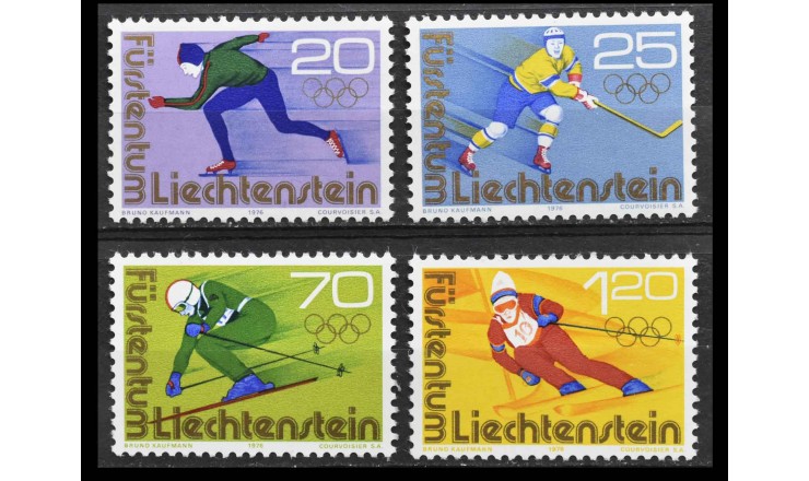 Лихтенштейн 1975 г. "Зимние Олимпийские игры, Инсбрук"