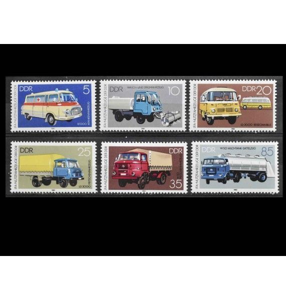 ГДР 1982 г. "Коммерческий транспорт"