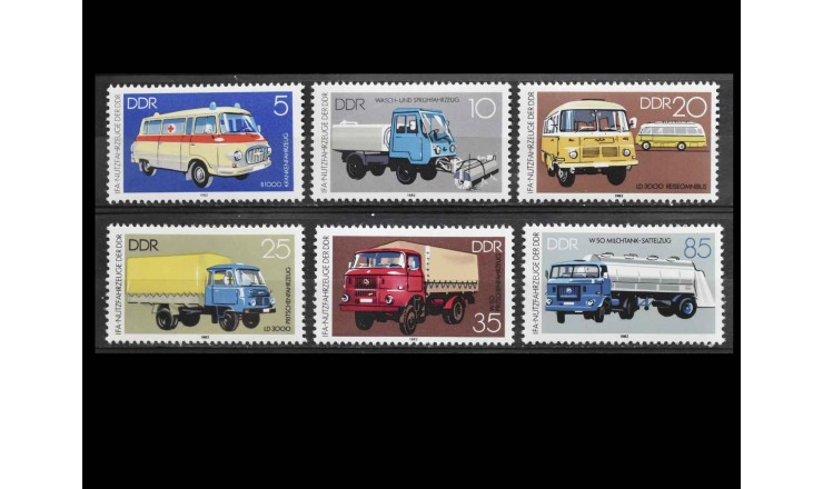 ГДР 1982 г. "Коммерческий транспорт"