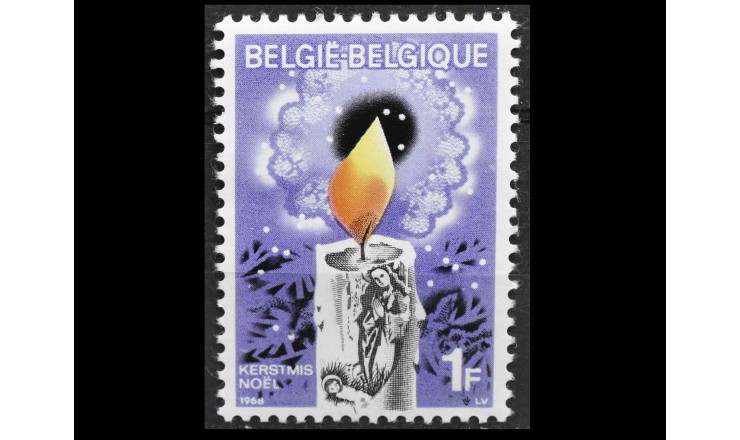 Бельгия 1968 г. "Рождество"