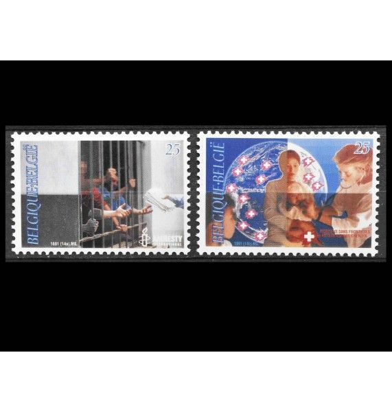 Бельгия 1991 г. "Amnesty International" - международная неправительственная организация, 30-летие"