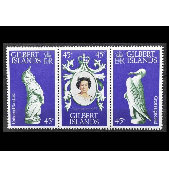 Острова Гилберта 1978 г. "25 лет коронации Королевы Елизаветы II" Острова Гилберта 1978 г. "25 лет коронации Королевы Елизаветы II"