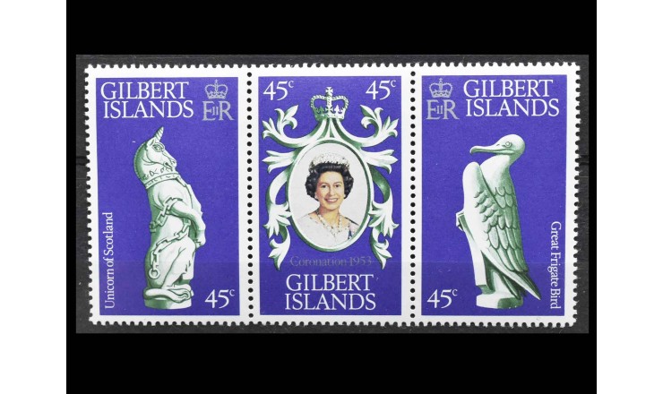 Острова Гилберта 1978 г. "25 лет коронации Королевы Елизаветы II"