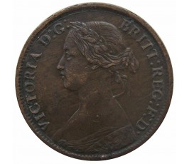 Великобритания 1 фартинг 1861 г. Великобритания 1 фартинг 1861 г.