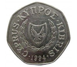 Кипр 50 центов 1994 г. Кипр 50 центов 1994 г.