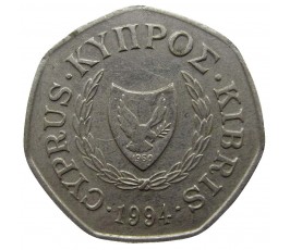 Кипр 50 центов 1994 г.